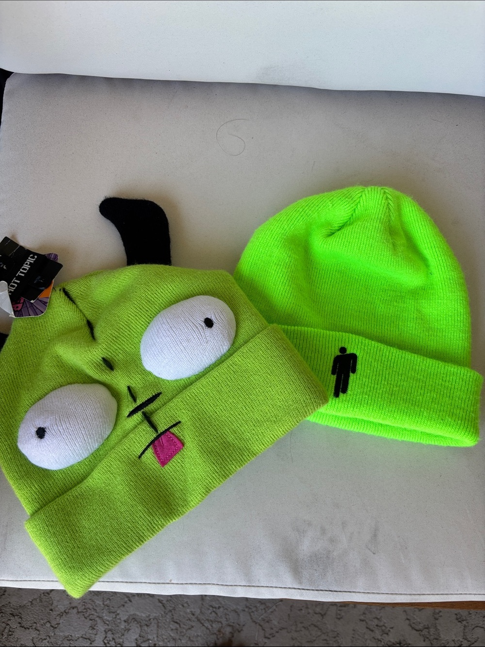 Billie Eilish beanie and invader zim